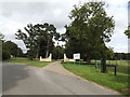 TL9568 : Entrance to Stowlangtoft Hall Nursing Home by Geographer