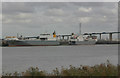 TQ5676 : MVs Peregrine (left) and Wilhelmine (right) at Purfleet by David Kemp