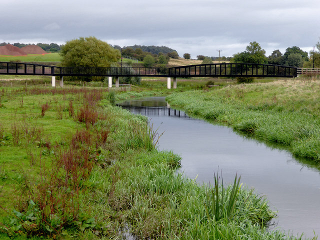 The River Penk east of Stafford