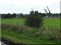 SE6912 : Wykewell lift bridge, open for a boat by Christine Johnstone