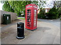 SO9523 : K6  phonebox on a Cheltenham corner by Jaggery