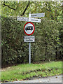 TM1484 : Signpost on Bridge Road by Geographer