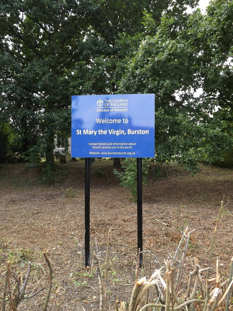 St Mary the Virgin Church sign