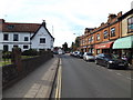 TM0495 : B1077 Church Street, Attleborough by Geographer