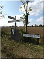 TM1589 : Signpost & Plantation Road sign by Geographer