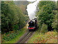 SD7915 : Flying Scotsman Crossing Brooksbottoms Viaduct by David Dixon