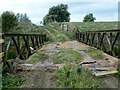 TL4177 : Bailey bridge over The Old Bedford River - The Ouse Washes by Richard Humphrey