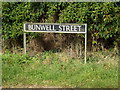 TM1094 : Bunwell Street sign by Geographer