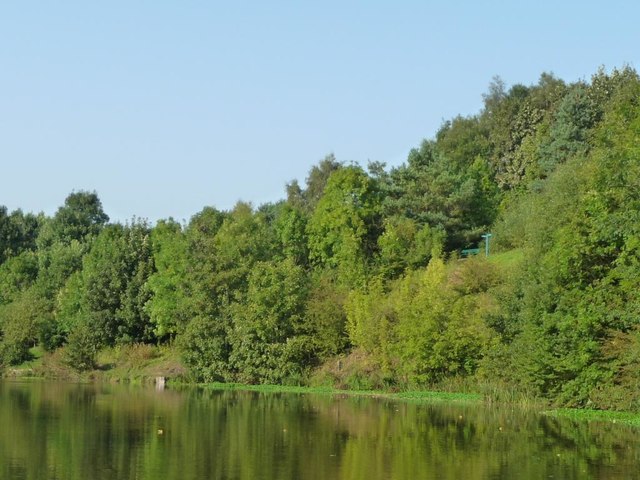 Bench with a view of the River Weaver