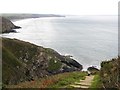 SM8423 : Coastal walk - steps a certainty by Gordon Hatton