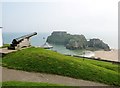 SN1300 : View South-east from Castle Hill, Tenby by Derek Voller