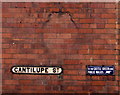 SO5139 : Old-style enamel sign on a Cantilupe Street wall in Hereford by Jaggery