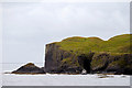 NM3235 : Am Buachaille and Clamshell Cave, Staffa by David Dixon