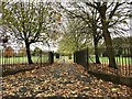 SJ8945 : Fenton Park: Morville Close entrance by Jonathan Hutchins