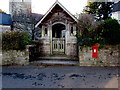 ST1572 : Grade II listed lychgate, Michaelston-le-Pit by Jaggery