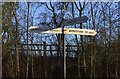 SP9213 : Signpost at the junction of the Wendover Arm by Robert Eva