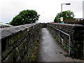 ST1871 : Ramp up to the station footbridge, Dingle Road, Penarth by Jaggery