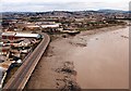 ST3186 : The view to the north from Newport Transporter Bridge in 1996 by Robin Drayton