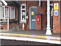 TM1279 : Railway Station Victorian Postbox by Geographer