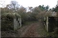 NT6183 : Wartime gateway, Scoughall by Richard Webb