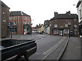 SK2128 : High Street view - Tutbury, Staffordshire by Martin Richard Phelan