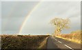 SE3565 : Rainbow over Boroughbridge Road by Derek Harper