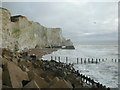 TV4898 : "Midday Christmas 2016" view of rip-rap at Seaford Head by Adrian Diack