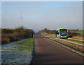 TL3868 : Guided bus leaving Over Cutting by Hugh Venables