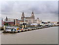 SJ3390 : Approach to Liverpool Waterfront by David Dixon