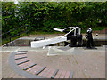 SJ5242 : Grindley Brook staircase locks (detail) in Shropshire by Roger  D Kidd