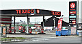 J4973 : Texaco petrol station, Newtownards (January 2017) by Albert Bridge