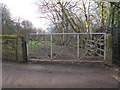 SE2118 : Metal gates, Newhall Lane by Stephen Craven