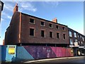 SJ8446 : Newcastle-under-Lyme: rebuilding after fire on High Street by Jonathan Hutchins