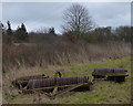 SK8003 : Farm machinery near Park Wood Farm by Mat Fascione