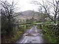 NY6925 : Bridleway crossing a fault line hidden under glacial deposits by Christine Johnstone