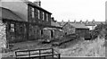 SH5738 : Terminus of Ffestiniog Railway, Portmadoc Harbour 1952 by Walter Dendy, deceased