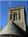 SY4897 : Tower and apse roof, Christ Church, Melplash by Derek Harper