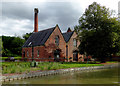 SK3410 : Former pumping station near Snarestone in Leicestershire by Roger  D Kidd