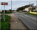 SS8178 : Wordless brown direction sign, West Road, Nottage, Porthcawl by Jaggery