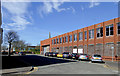 SO9198 : Former bus garage in Cleveland Road, Wolverhampton by Roger  D Kidd