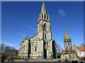 NO2507 : Falkland Parish Church and the Bruce Fountain, Falkland by Bill Kasman