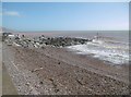 SY1287 : Sidmouth, groyne by Mike Faherty