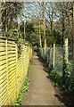 SX8648 : Footpath, Stoke Fleming by Derek Harper