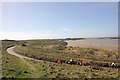 SJ2792 : View along Leasowe Bay by Jeff Buck