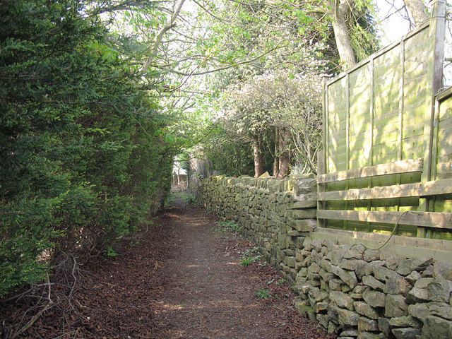 Footpath near from West Lane to Belmont Rise