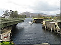 NN1176 : Sailing boat on the Caledonian Canal by M J Richardson