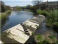 NT5173 : Weir on the River Tyne by M J Richardson