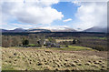 NN2182 : Grassy moorland beside A82 by Trevor Littlewood