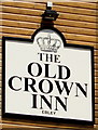 SO8204 : Old Crown Inn name sign, Ebley, Stroud by Jaggery