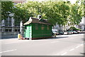 TQ2779 : Green Taxi Cabman's Shelter Thurloe Place by Nigel Mykura